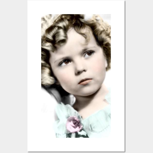 Shirley Temple Old Hollywood Wall Art by RetroSalt